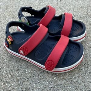 Crocs Unisex Child Crocband Sandals Spellout Logo size C9 beach pool camp swim